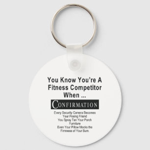 TOP Fitness Competitor Key Ring