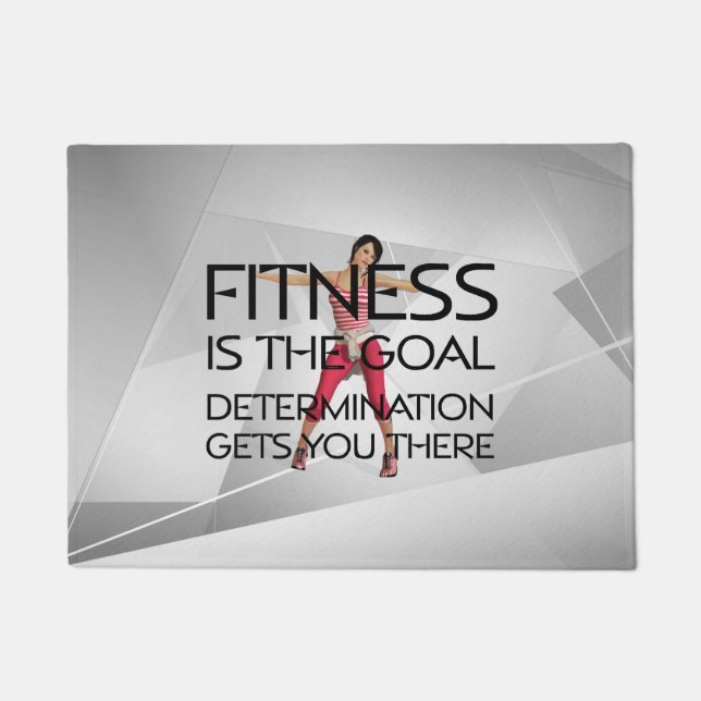 TOP Fitness Goal Doormat (Front)