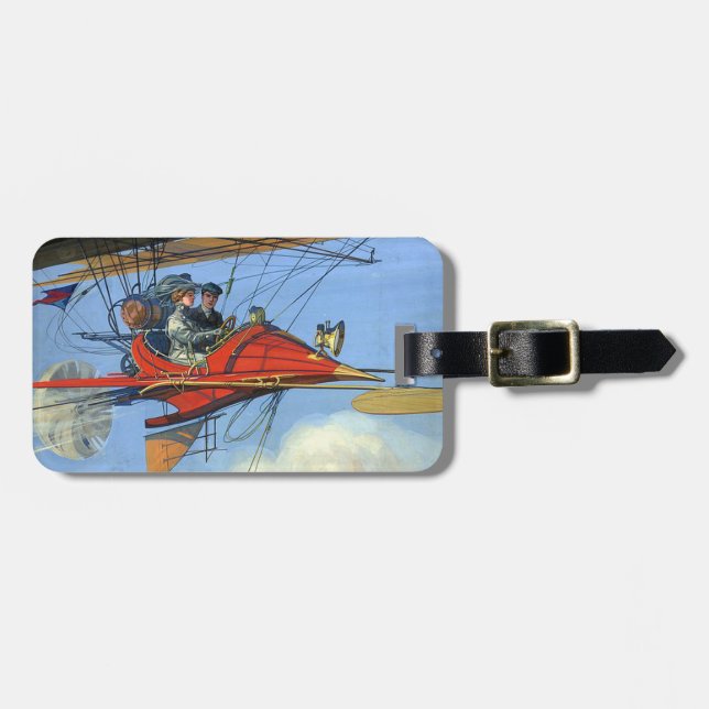 TOP Flight Instructor Luggage Tag (Front Horizontal)