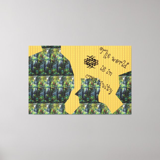    TOP Flow   Stretched Canvas Print (Front)