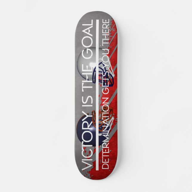 TOP Football Victory Slogan Skateboard (Front)