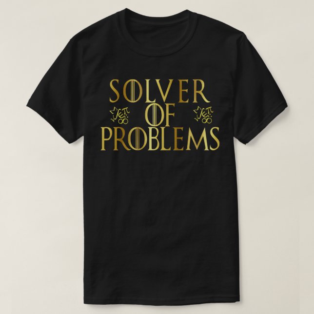 Top Fun Math Computer Geek Solver of Problems Desi (Design Front)