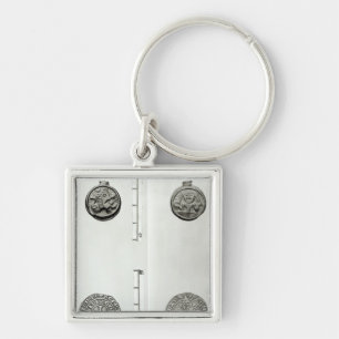 Top: Gaulish Coin of the Remes  obverse Key Ring