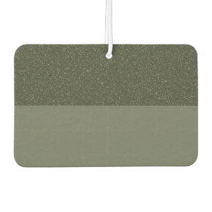 Top Glitter Moss Green Air Freshener – Customise