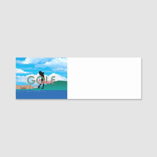 TOP Golf Fanatic Name Tag