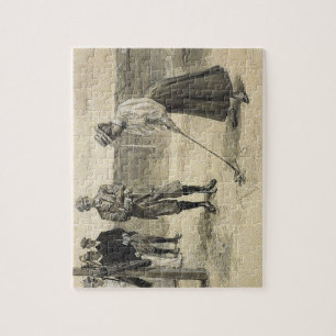 TOP Golf Girl Jigsaw Puzzle