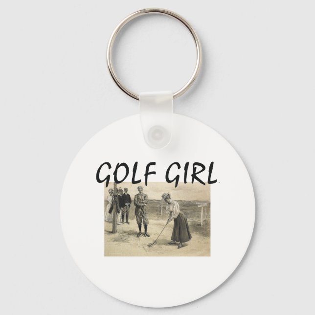 TOP Golf Girl Key Ring (Front)