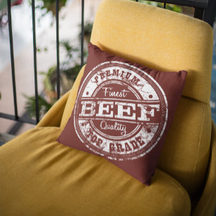 Top Grade Beef - Dark Colours Cushion