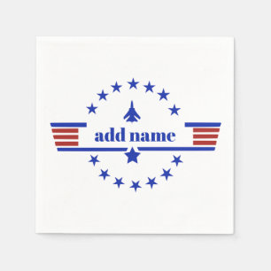 Top Gun (movie) - personalized birthday napkins