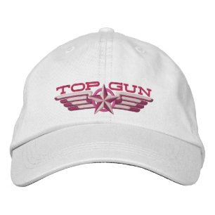 Top Gun Star Badge Pilot Wings Embroidered Hat