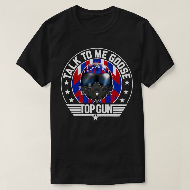 Top Gun Talk To Me Goose Maverick Helmet  (Design Front)
