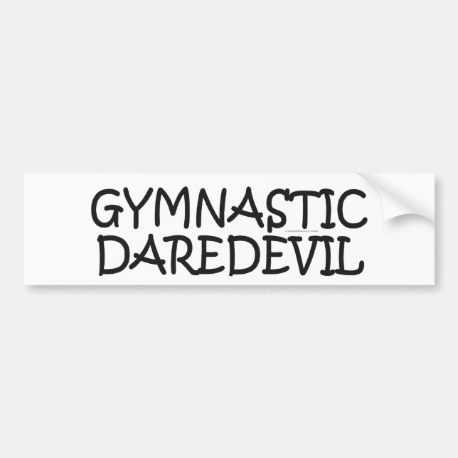 TOP Gymnastics Daredevil Bumper Sticker (Front)