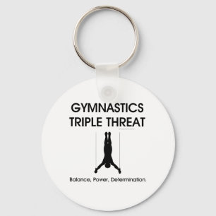TOP Gymnastics Triple Threat (Men's) Key Ring
