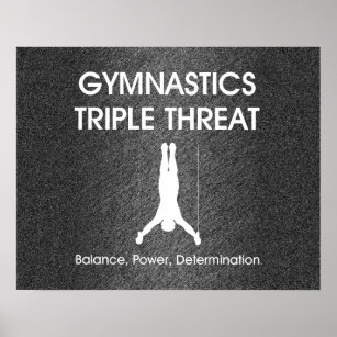 TOP Gymnastics Triple Threat (Men's) Poster