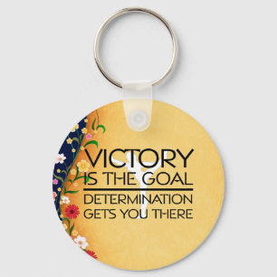 TOP Gymnastics Victory Slogan Key Ring