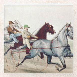 TOP Harness Racing Glass Coaster