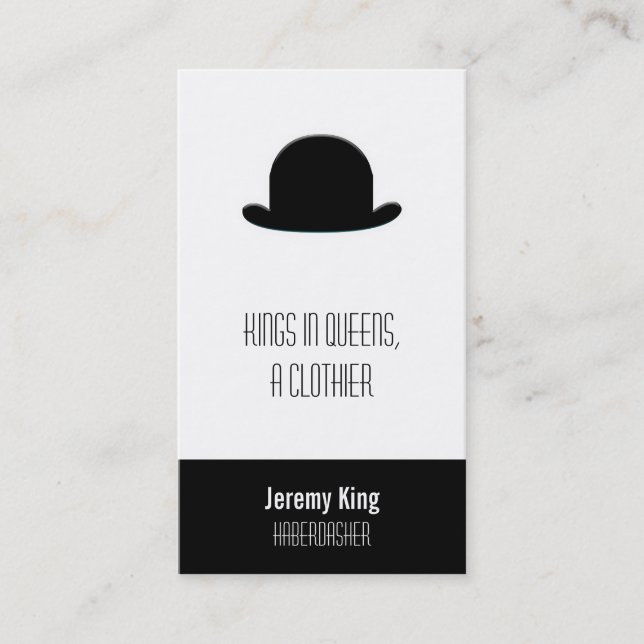 Top Hat Business Card (Front)