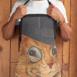 TOP HAT CAT LOUIS WAIN ART MEN'S DAD KITCHEN APRON<br><div class="desc">TOP HAT GENTLE AN LOUIS WAIN ALL OVER PRINT KITCHEN APRON</div>