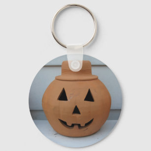 Top Hat Pumpkin Key Ring