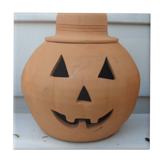 Top Hat Pumpkin Tile (Front)
