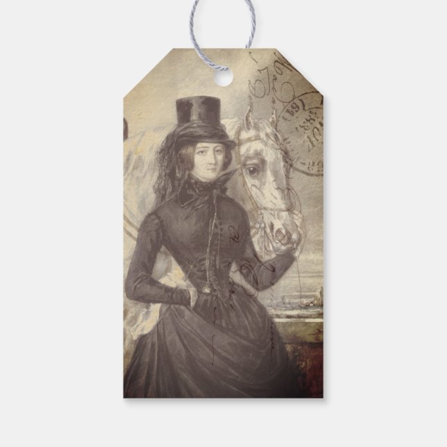 Top Hat Riders Journalling Tag (Back)