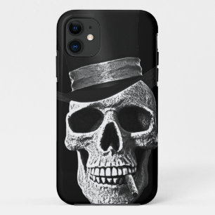 Top hat skull iPhone 11 case