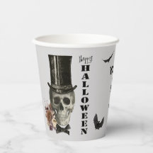 Top Hat Skull Halloween Party