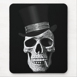 Top hat skull mouse mat