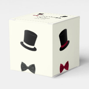 Top Hats and Bow Ties Gay Wedding Favour Box