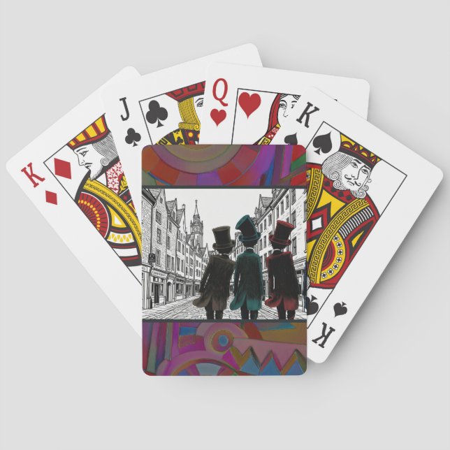 Top Hats Playing Cards (Back)