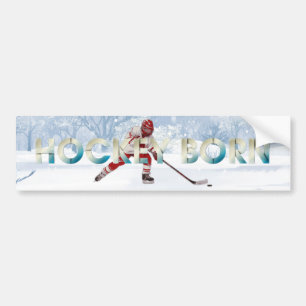 TOP Hockey Born Bumper Sticker