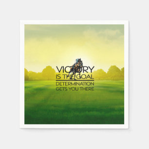 TOP Horse Race Victory Goal Napkin