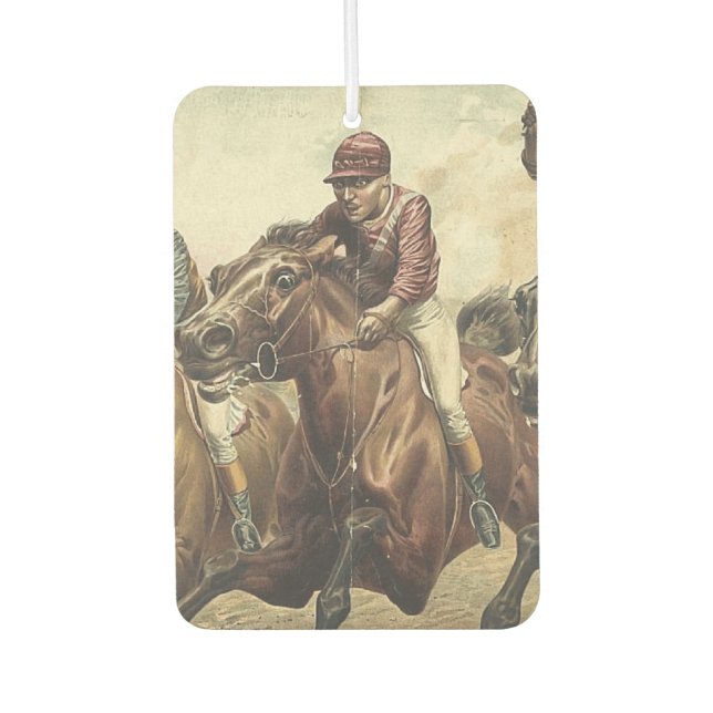 TOP Horse Racing Air Freshener (Front)