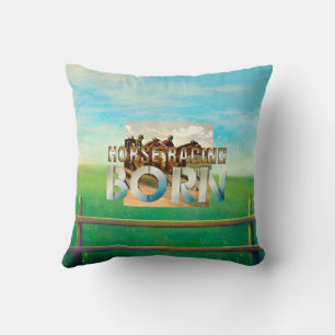 TOP Horse Racing Born Cushion