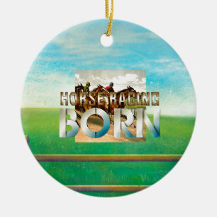 TOP Horse Racing Born Ornament