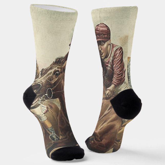 TOP Horse Racing Socks (Angled)