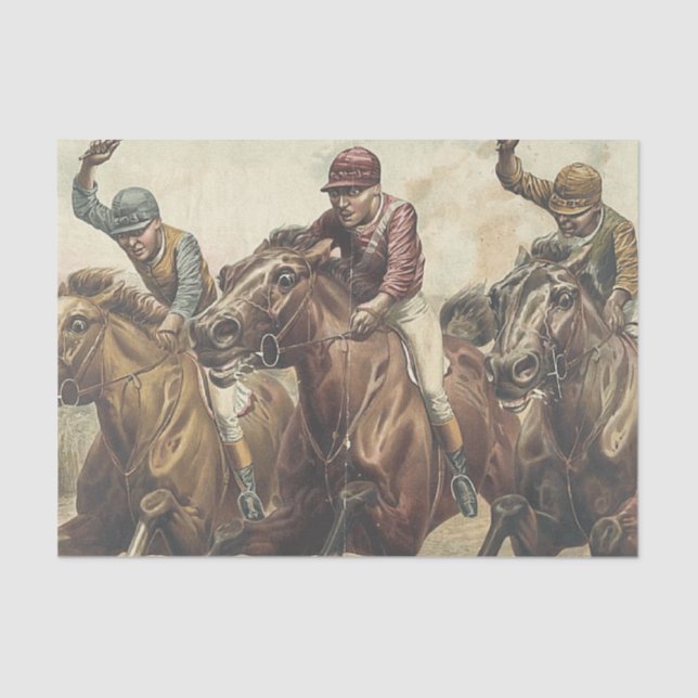 TOP Horse Racing Tissue Paper (Front)
