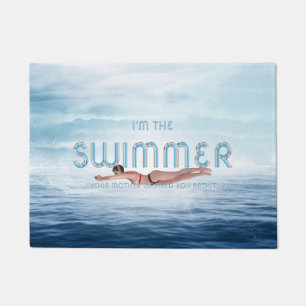 TOP I'm the Swimmer Doormat