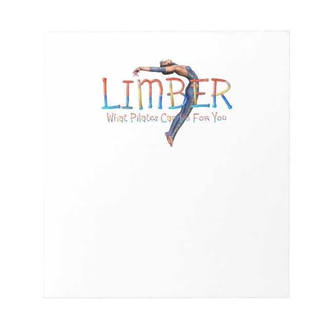 TOP Limber Pilates Notepad (Front)