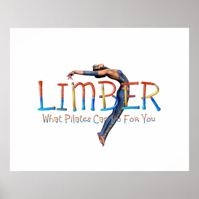 TOP Limber Pilates Poster (Front)