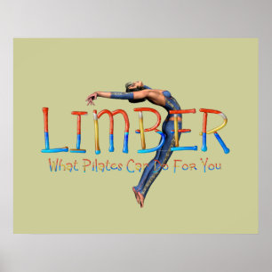 TOP Limber Pilates Poster