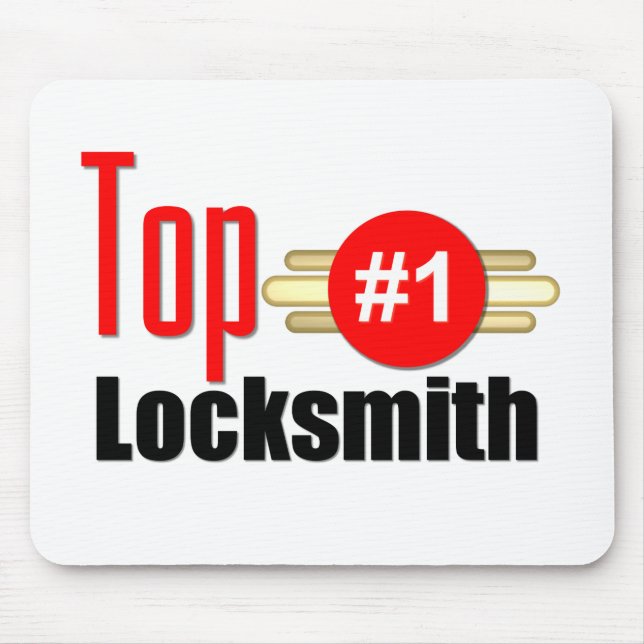 Top Locksmith Mouse Mat (Front)