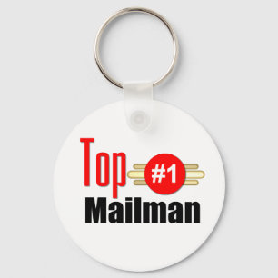 Top Mailman Key Ring