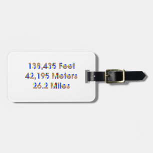 TOP Marathon Numbers Luggage Tag