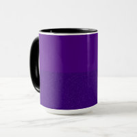 Top Matte + Base Noise Purple Custom Mug