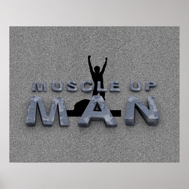 TOP Muscle Up Man Poster (Front)
