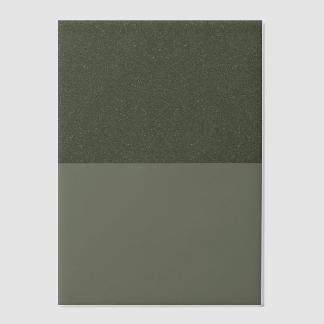 Top Noise Moss Green Vellum Overlay – Customisable Vellum Invitations (Front)