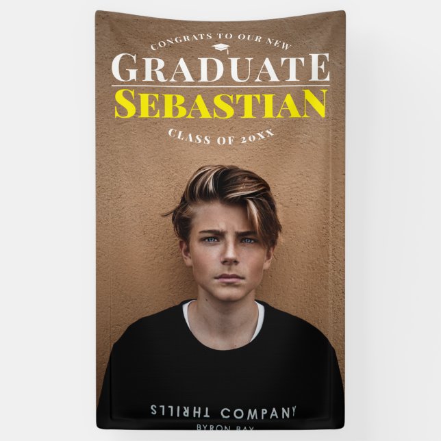 Top Notch Graduation Banner (Vertical)