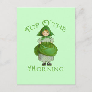 Top O the Morning Cute Products Postcard