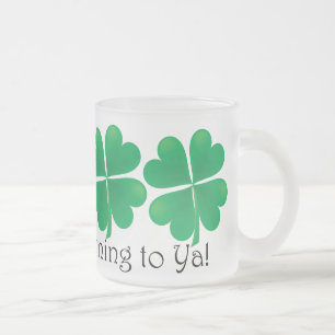 Top-o-the-Morning to Ya! Shamrock Mug